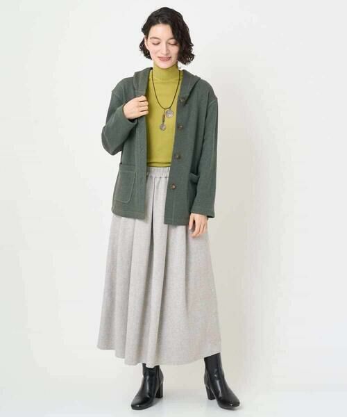 Maison de CINQ / メゾン ドゥ サンク パーカー | ライクボンバーヒートパーカー | 詳細15