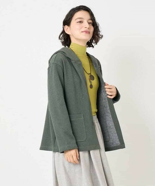 Maison de CINQ / メゾン ドゥ サンク パーカー | ライクボンバーヒートパーカー | 詳細2