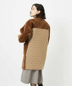 Maison de CINQ / メゾン ドゥ サンク その他アウター | ボアタフタキルトコート