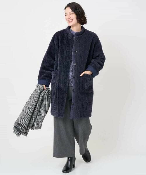 Maison de CINQ / メゾン ドゥ サンク その他アウター | ボアタフタキルトコート | 詳細28