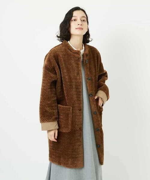 Maison de CINQ / メゾン ドゥ サンク その他アウター | ボアタフタキルトコート | 詳細9