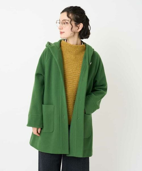 Maison de CINQ / メゾン ドゥ サンク その他アウター | ウールモッサフーディーコート | 詳細10