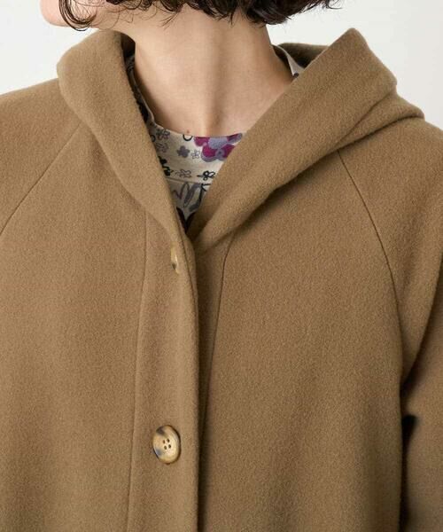 Maison de CINQ / メゾン ドゥ サンク その他アウター | ウールモッサフーディーコート | 詳細15