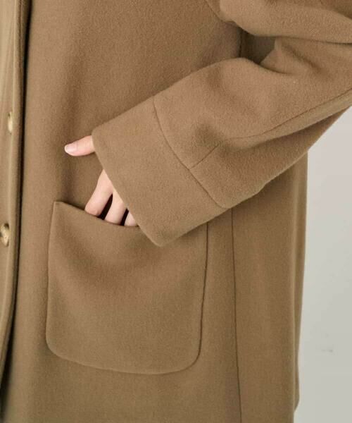 Maison de CINQ / メゾン ドゥ サンク その他アウター | ウールモッサフーディーコート | 詳細16