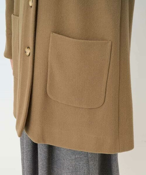 Maison de CINQ / メゾン ドゥ サンク その他アウター | ウールモッサフーディーコート | 詳細18