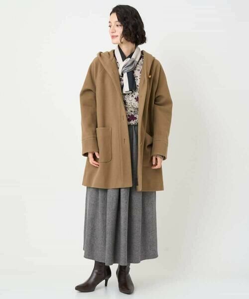 Maison de CINQ / メゾン ドゥ サンク その他アウター | ウールモッサフーディーコート | 詳細27