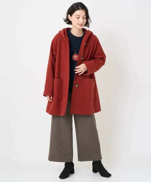 Maison de CINQ / メゾン ドゥ サンク その他アウター | ウールモッサフーディーコート | 詳細29