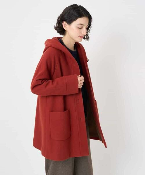 Maison de CINQ / メゾン ドゥ サンク その他アウター | ウールモッサフーディーコート | 詳細4