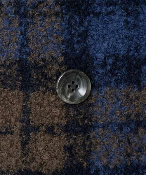 Maison de CINQ / メゾン ドゥ サンク ピーコート | ループチェックウールコート | 詳細19