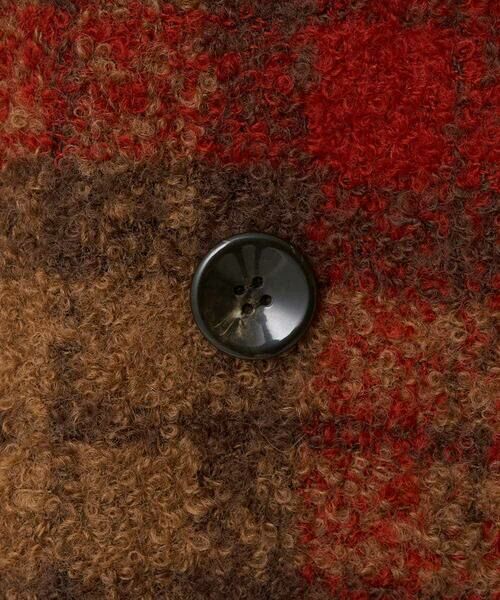 Maison de CINQ / メゾン ドゥ サンク ピーコート | ループチェックウールコート | 詳細21