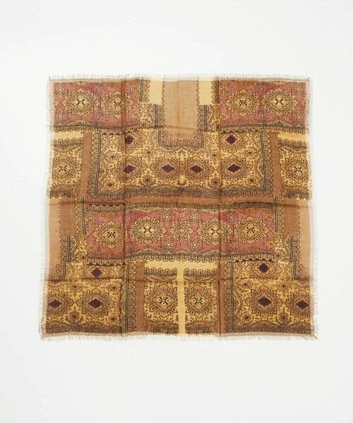 Maison de CINQ / メゾン ドゥ サンク マフラー・ショール・スヌード・ストール | エスニックスクエアストール | 詳細12