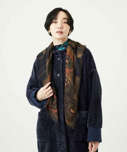 Maison de CINQ / メゾン ドゥ サンク マフラー・ショール・スヌード・ストール | エスニックスクエアストール | 詳細2