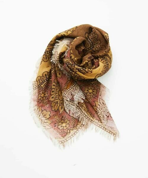 Maison de CINQ / メゾン ドゥ サンク マフラー・ショール・スヌード・ストール | エスニックスクエアストール | 詳細9