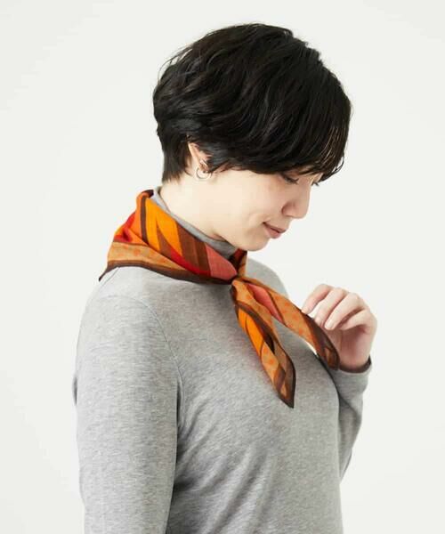 Maison de CINQ / メゾン ドゥ サンク マフラー・ショール・スヌード・ストール | ミニキカスクエアストール | 詳細1