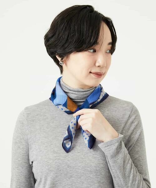 Maison de CINQ / メゾン ドゥ サンク マフラー・ショール・スヌード・ストール | ミニキカスクエアストール | 詳細2