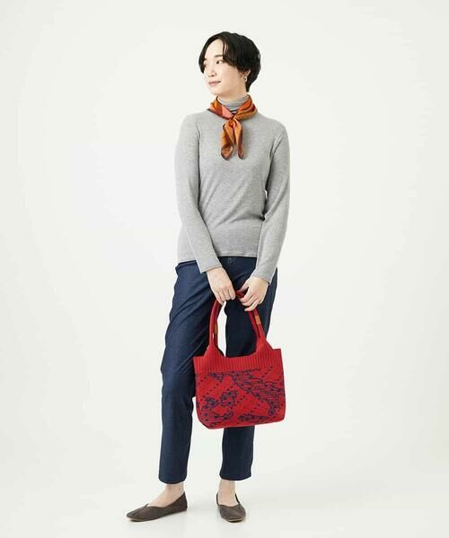 Maison de CINQ / メゾン ドゥ サンク マフラー・ショール・スヌード・ストール | ミニキカスクエアストール | 詳細3