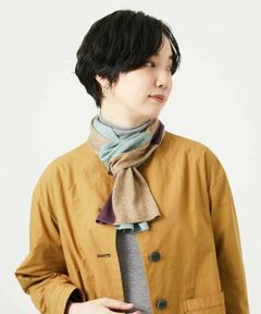 Maison de CINQ / メゾン ドゥ サンク マフラー・ショール・スヌード・ストール | カラーブロックストール