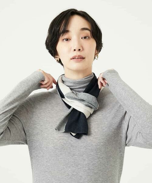 Maison de CINQ / メゾン ドゥ サンク マフラー・ショール・スヌード・ストール | カラーブロックストール | 詳細1