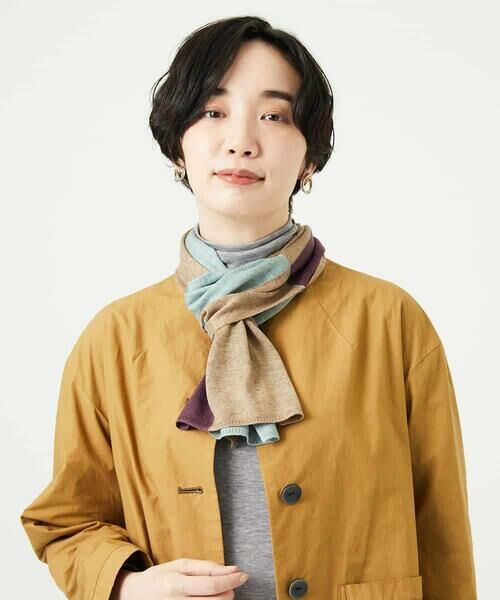 Maison de CINQ / メゾン ドゥ サンク マフラー・ショール・スヌード・ストール | カラーブロックストール | 詳細3