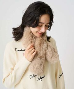 Maison de CINQ / メゾン ドゥ サンク マフラー・ショール・スヌード・ストール | フェイクファーティペット