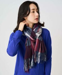 Maison de CINQ / メゾン ドゥ サンク マフラー・ショール・スヌード・ストール | カシミヤタッチ大判チェックストール