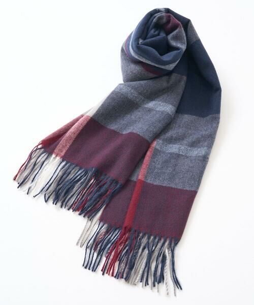 Maison de CINQ / メゾン ドゥ サンク マフラー・ショール・スヌード・ストール | カシミヤタッチ大判チェックストール | 詳細5