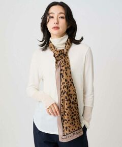 Maison de CINQ / メゾン ドゥ サンク マフラー・ショール・スヌード・ストール | レオパードウールストール