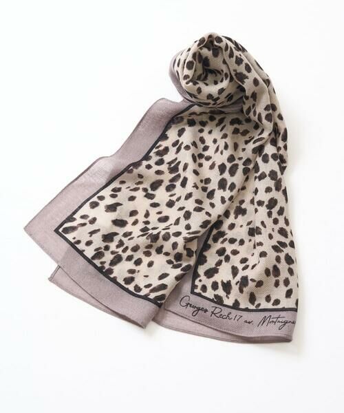 Maison de CINQ / メゾン ドゥ サンク マフラー・ショール・スヌード・ストール | レオパードウールストール | 詳細2