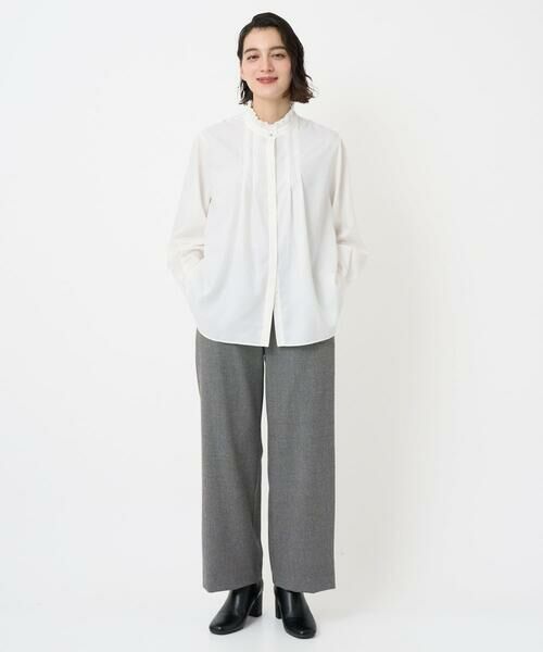 Maison de CINQ / メゾン ドゥ サンク シャツ・ブラウス | [日本製]ロマンティックタックフリルブラウス | 詳細10