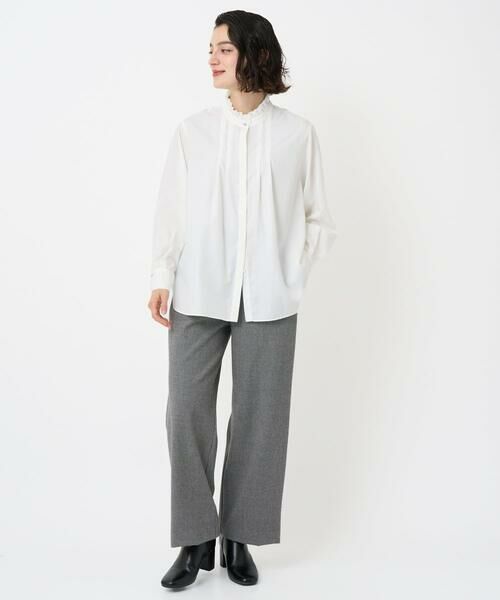 Maison de CINQ / メゾン ドゥ サンク シャツ・ブラウス | [日本製]ロマンティックタックフリルブラウス | 詳細11