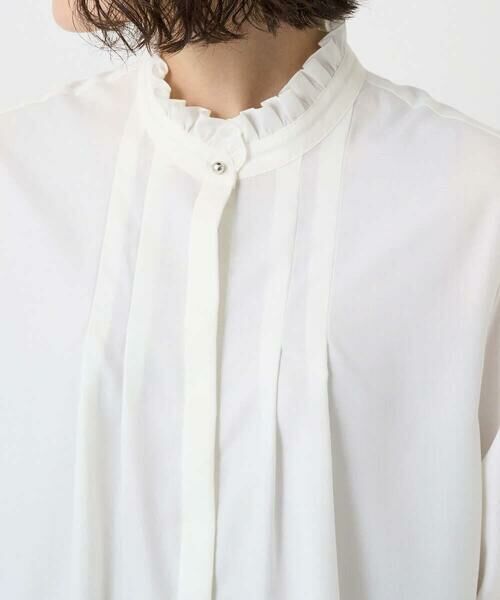 Maison de CINQ / メゾン ドゥ サンク シャツ・ブラウス | [日本製]ロマンティックタックフリルブラウス | 詳細6