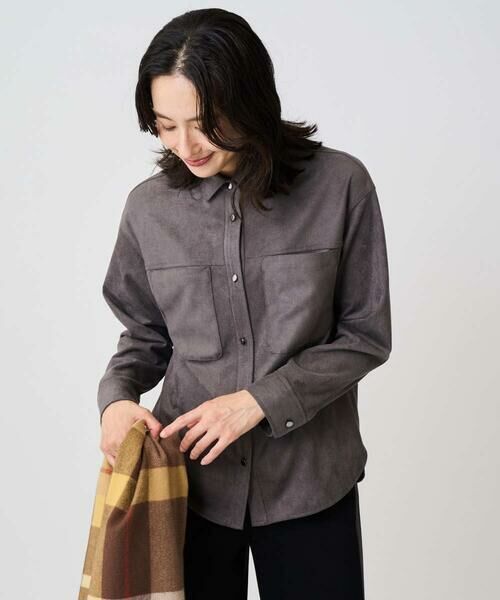 Maison de CINQ / メゾン ドゥ サンク シャツ・ブラウス | [日本製]コーデュロイシャツジャケット | 詳細4