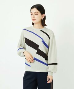 Maison de CINQ / メゾン ドゥ サンク ニット・セーター | レクタングルインターシャニット