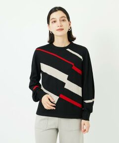 Maison de CINQ / メゾン ドゥ サンク ニット・セーター | レクタングルインターシャニット