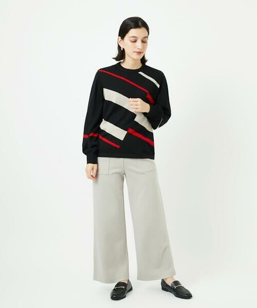 Maison de CINQ / メゾン ドゥ サンク ニット・セーター | レクタングルインターシャニット | 詳細11