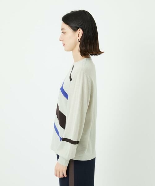 Maison de CINQ / メゾン ドゥ サンク ニット・セーター | レクタングルインターシャニット | 詳細4