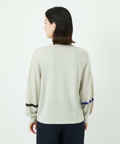 Maison de CINQ / メゾン ドゥ サンク ニット・セーター | レクタングルインターシャニット | 詳細5