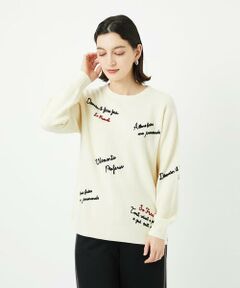 Maison de CINQ / メゾン ドゥ サンク ニット・セーター | ロゴ刺繍ウールニット