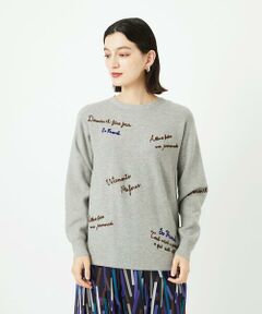 Maison de CINQ / メゾン ドゥ サンク ニット・セーター | ロゴ刺繍ウールニット