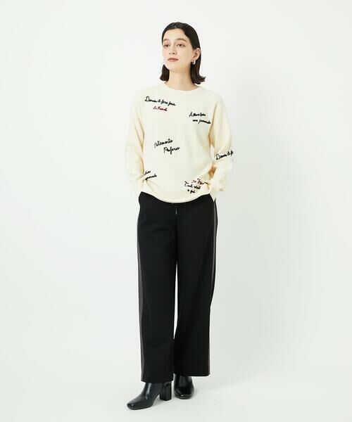 Maison de CINQ / メゾン ドゥ サンク ニット・セーター | ロゴ刺繍ウールニット | 詳細21