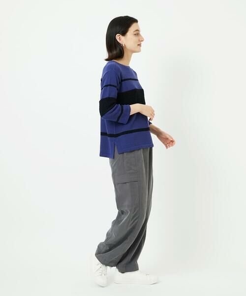 Maison de CINQ / メゾン ドゥ サンク ニット・セーター | スラブボーダー8分袖ニット | 詳細14