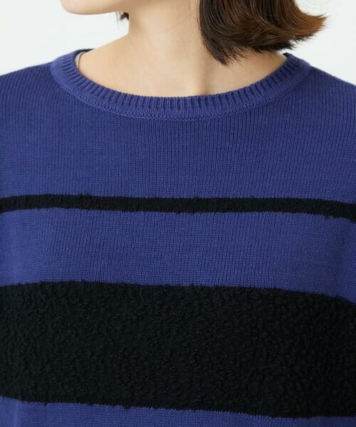 Maison de CINQ / メゾン ドゥ サンク ニット・セーター | スラブボーダー8分袖ニット | 詳細5