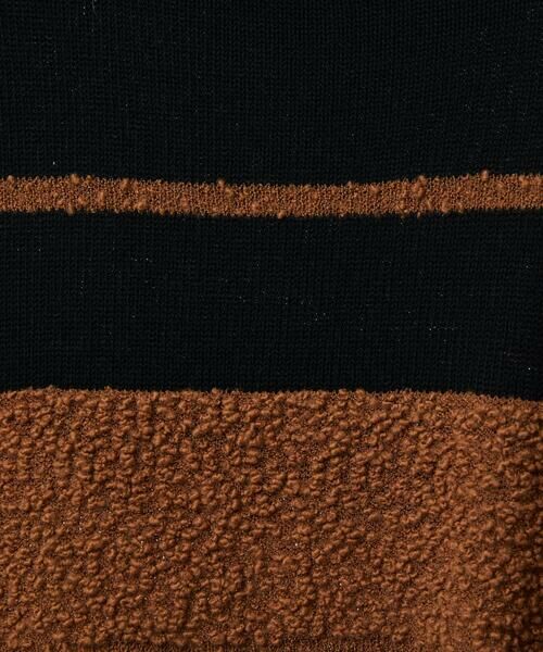 Maison de CINQ / メゾン ドゥ サンク ニット・セーター | スラブボーダー8分袖ニット | 詳細9