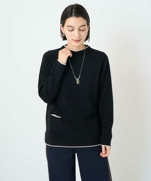 Maison de CINQ / メゾン ドゥ サンク ニット・セーター | ラムウールモックネックニット | 詳細1