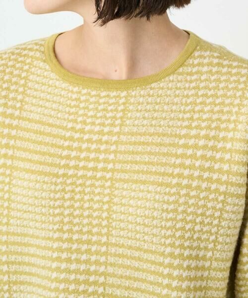 Maison de CINQ / メゾン ドゥ サンク ニット・セーター | ブークレチェックジャカード7分袖ニット | 詳細11