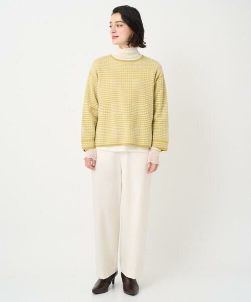 Maison de CINQ / メゾン ドゥ サンク ニット・セーター | ブークレチェックジャカード7分袖ニット | 詳細18