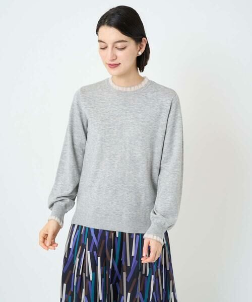 Maison de CINQ / メゾン ドゥ サンク ニット・セーター | シアーフリルセミハイネックニット | 詳細4