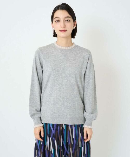 Maison de CINQ / メゾン ドゥ サンク ニット・セーター | シアーフリルセミハイネックニット | 詳細6