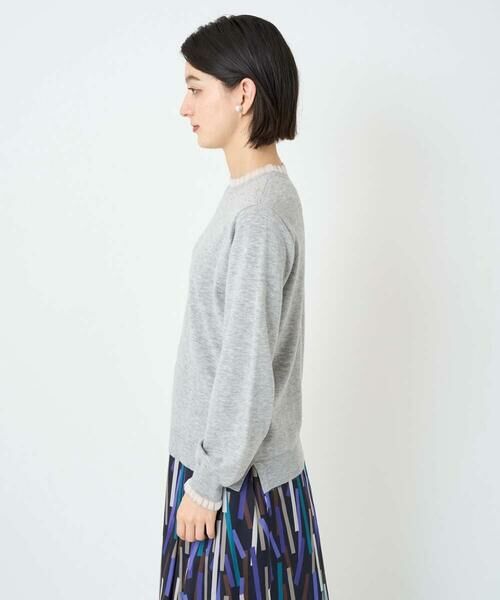 Maison de CINQ / メゾン ドゥ サンク ニット・セーター | シアーフリルセミハイネックニット | 詳細7