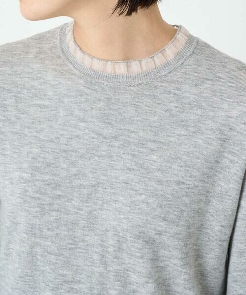 Maison de CINQ / メゾン ドゥ サンク ニット・セーター | シアーフリルセミハイネックニット | 詳細9